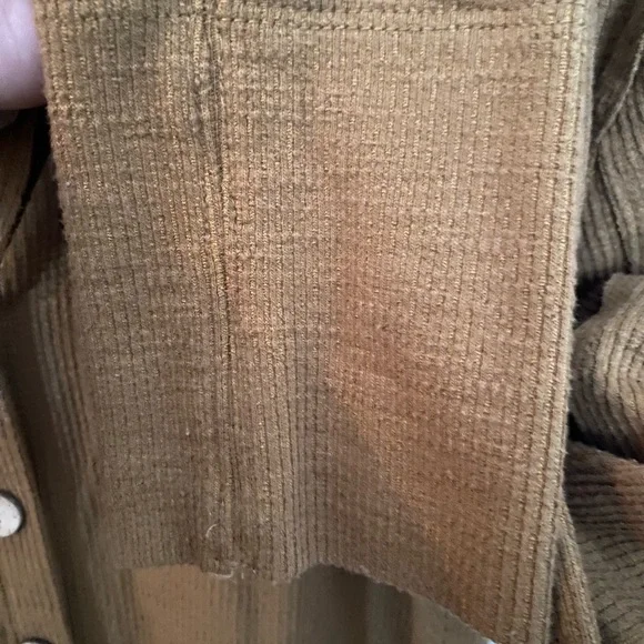 We The Free Camel Ribbed Henley Dress - Picture 5 of 5